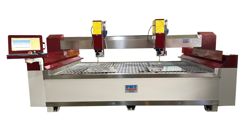 Uma visão geral do corte por jato de água com múltiplas cabeças