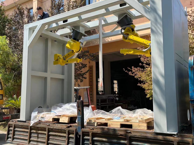 Robô triplo de teto Robort WaterJet System com bomba de alta pressão de 5000bar 